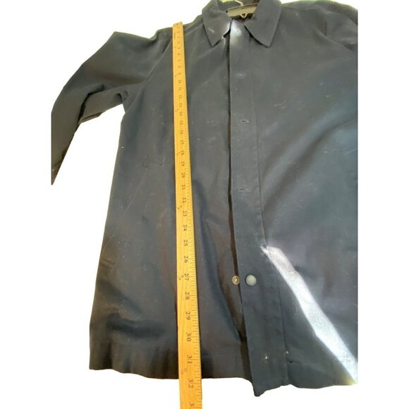 Five Four Twill Jacket Men’s Large Full Zip Button Long Sleeve Pockets Navy Blue - Picture 9 of 10